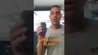 ONLY WAY TO SUPER CLEAN GLASS!  