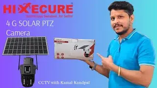 Hixecure Dual Lens 4G Solar Camera  Unboxing | Configuration | Model - HX-SD30T30L3-SLR-4G