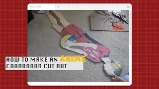 ☄️ how to make an anime cardboard cut out (tutorial) 💥