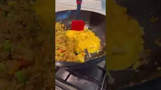 Easy chicken fried rice!