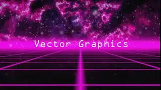 1980th style space-grid animation