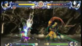 Eejj (Haku-men) vs Kinie (Noel) BlazBlue