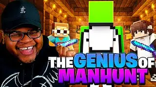 Watching The Genius of Minecraft Manhunt For The FIRST TIME!