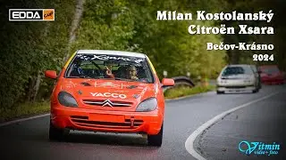 Milan Kostolanský - Citroën Xsara - Bečov-Krásno 2024 - EDDA CUP