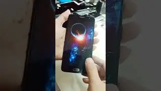 pengetesan lcd sebelum di pasang kan ke freme pcd
