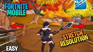 How to get Stretch Resolution in Fortnite Mobile Android New
