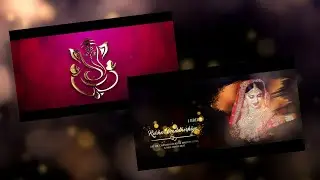 How to make Premium Golden text wedding invitation video for whatsapp | wedding invitation video