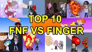 Top 10 FNF/Anime vs Finger 2021