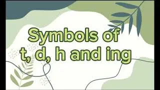 The basic symbols of SHORTHAND                                  