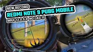 New Record Redmi Note 9 Miui 12.0.5.0 No Lag Pubg Mobile