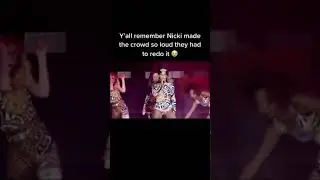 When Nicki Made The Crowd Extremely Loud tiktok friedpussylips  When Nicki Made The Crowd Extremely