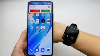 Xiaomi Mi 11 Lite incoming call with smartwatch Xiaomi Redmi Watch 2 Lite