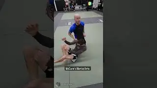 bjj takedown: collar tie takedown with overhook