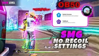 Switch Access & TalkBack Settings Free Fire || 0% Recoil 95% Headshots || Brazil Settings 2025 ⚙️