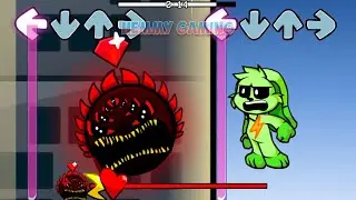 FNF Geometry Dash 2.3 vs Smiling Critters ALL PHASES Sings Ejected | Fire In The Hole FNF Mods