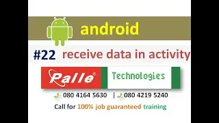How to receive data in activity