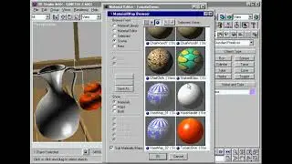 3DS Max - Material Editor Demo (1996)