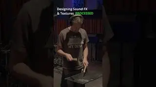 Using a music stand to create textures & sound FX for a song