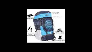 POLESTAR XPLORE 55 ltrs Rucksack Hiking Backpack with Rain Cover and Shoe Compartment | best bag