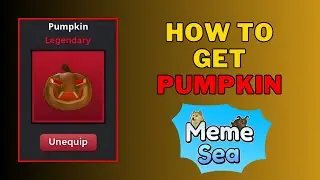 How To Get Pumpkin Weapon in Meme Sea | Meme Sea Pumpkin Sword