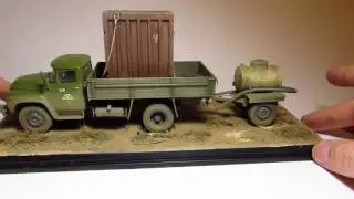 Обзор моделей ЗиЛ-130 и МТЗ-50 от мастерской Диорама 96 в масштабе 1/43
