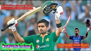 Baber Azam Made a World Record | Fastest 2000 T20 Runs In 52 Innings | Break The Record of V.Kholi.