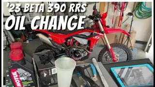 #MTBPlanB DIY oil change 2023 Beta 390 RR-S