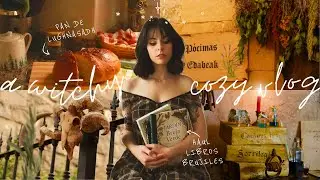 witchy cozy week 🌙🌾 | festival de brujería, haul libros brujiles, haciendo pan en Lughnasadh