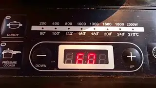 Induction stove E0  error problem | Temperature sensor problem |