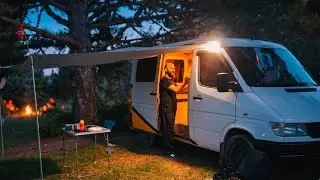 KÜÇÜK KARAVANLA EV KONFORUNDA KAMP