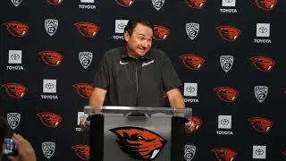 Oregon State Football Media Availability: HC Jonathan Smith (9/18/23)