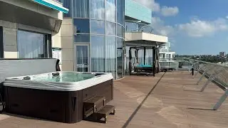 Обзор номера: апартаменты с джакузи на террасе