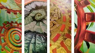 Making Art with Raederle | Acrylic Steampunk Paintings Timelapses, Digital Painting, Watercolor Vlog
