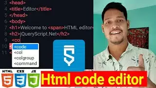 HTML code editor pro projects in sketchware pro 
