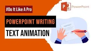 PowerPoint handwriting text animation | Best PowerPoint handwriting text animation
