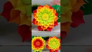 Beautiful paper crafts #papercrafts #diy #craft #youtencraft #paperflower
