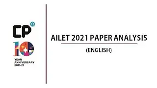 AILET 2021 PAPER ANALYSIS | ENGLISH SECTION