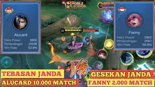 ALUCARD 10.000 MATCH VS FANNY 2.000 MATCH‼️BUILD TERSAKIT AUTO BANTAI|MOBILE LEGENDS