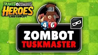 **ZOMBOT TUSKMASTER 10000 BC** (PvZ Heroes Card Concept)