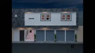 Render nocturno en Sketchup + Vray