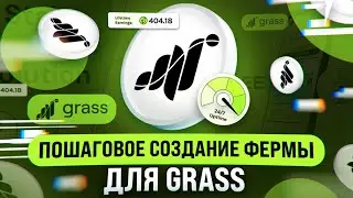 Зарабатываем от $210 в месяц на Grass! Пошаговое создание фермы аккаунтов!
