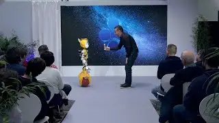 Enchanted Tools — Miroki robot on stage (Short Version)