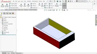 Solidworks Tutorial 17: Shell Tool in the Solidworks