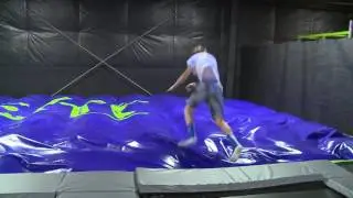 Airbag Jump at Action City's Trampoline Park
