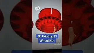 3D Printing F1 Wheel Nut #3d #yolo #f1 #f12024