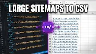 Extracting URLs from Large Sitemaps to CSV using n8n