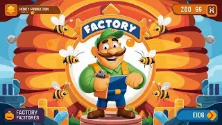 Играем в игру Bee Factory. Пчелиная фабрика