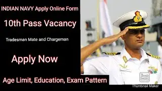 Indian Navy New Vacancy 2023 Apply Online || Navy 10th pass Vacancy 2023 || Chargeman|| Navy Jobs
