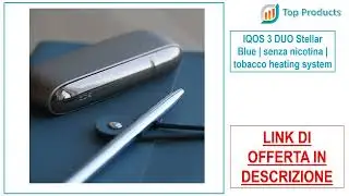 IQOS 3 DUO Stellar Blue senza nicotina tobacco heating system