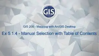 Exercise 5.1.4 – Manual Selection with Table of Contents